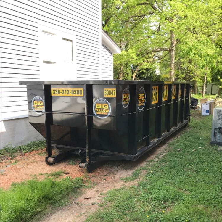 B-128 South Lexington Avenue Burlington, NC 27215 Dumpster Rental in Burlington, NC  | Roll-Off Dumpster and Portable Toilet Rentals | Big Yellow Services, LLC
